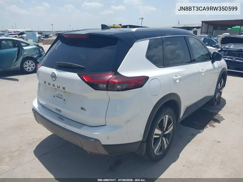 2024 Nissan Rogue Sl Fwd VIN: JN8BT3CA9RW350599 Lot: 45627417