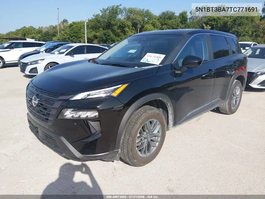 2026 Nissan Rogue Sv VIN: 5N1BT3BA7TC771691 Lot: 45674300