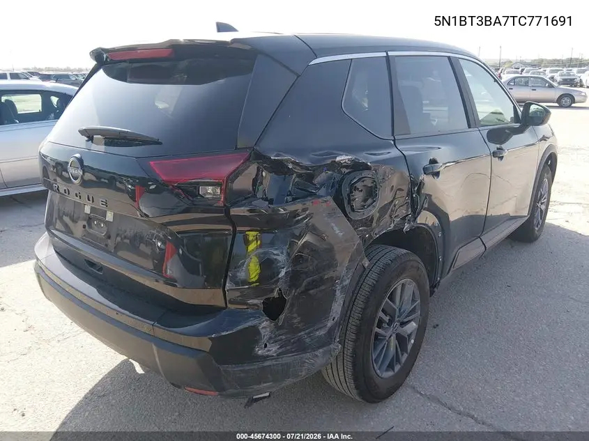 2026 Nissan Rogue Sv VIN: 5N1BT3BA7TC771691 Lot: 45674300