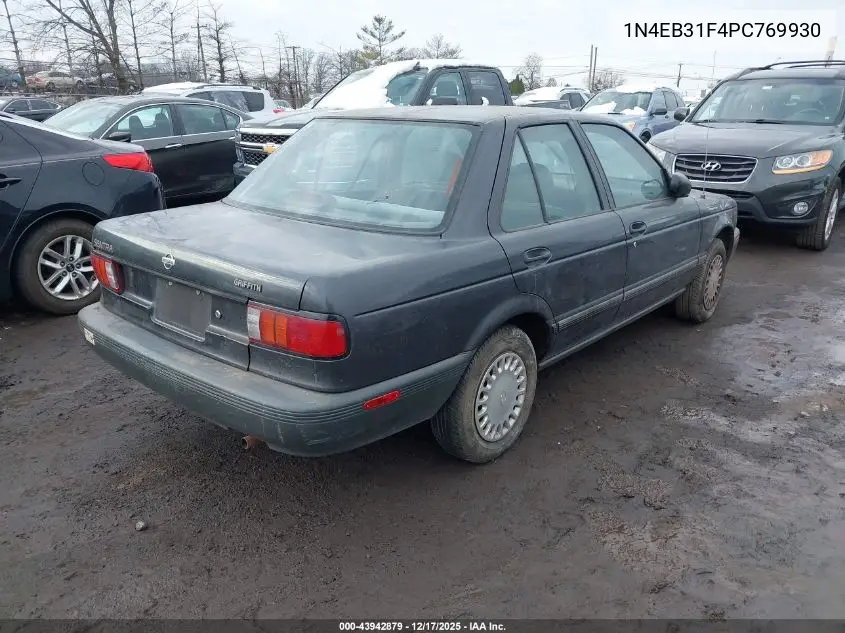 1N4EB31F4PC769930 1993 Nissan Sentra E/Xe/Gxe