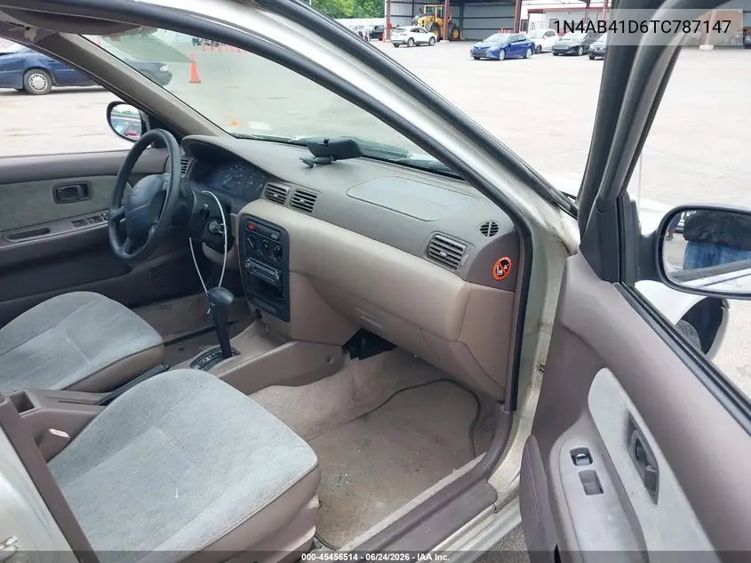 1996 Nissan Sentra E/Xe/Gxe/Gle VIN: 1N4AB41D6TC787147 Lot: 45456514