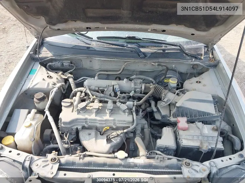 2004 Nissan Sentra 1.8/1.8S VIN: 3N1CB51D54L914097 Lot: 30094375