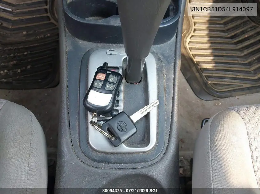 2004 Nissan Sentra 1.8/1.8S VIN: 3N1CB51D54L914097 Lot: 30094375