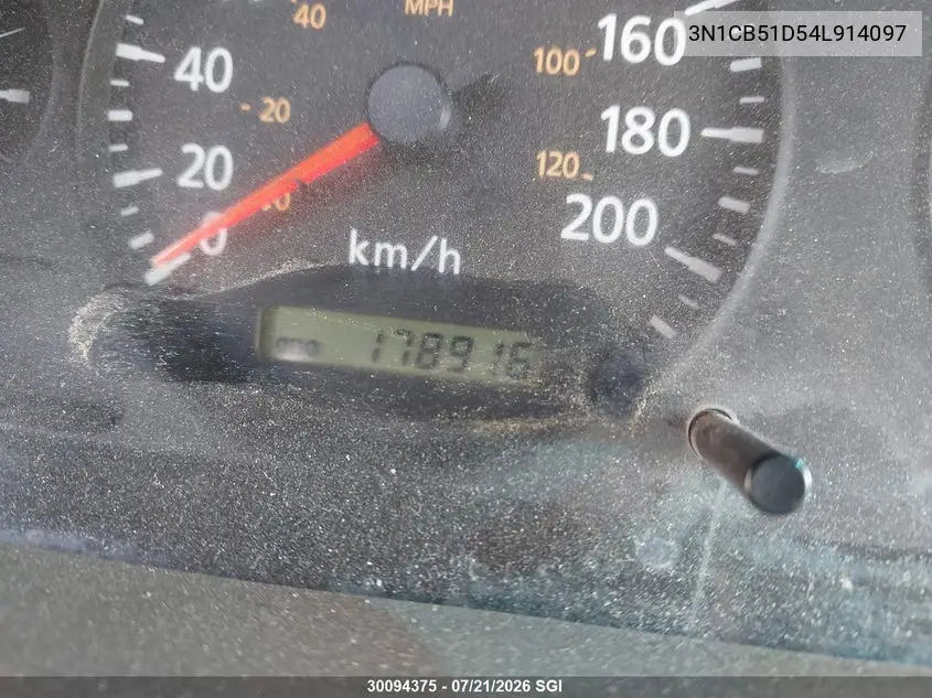 2004 Nissan Sentra 1.8/1.8S VIN: 3N1CB51D54L914097 Lot: 30094375