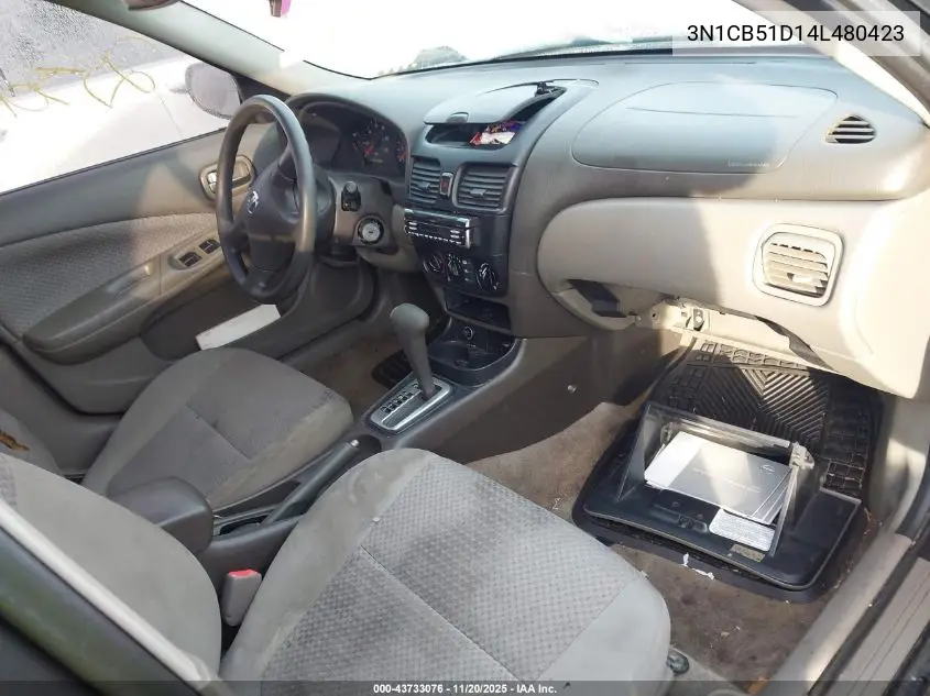 3N1CB51D14L480423 2004 Nissan Sentra 1.8S