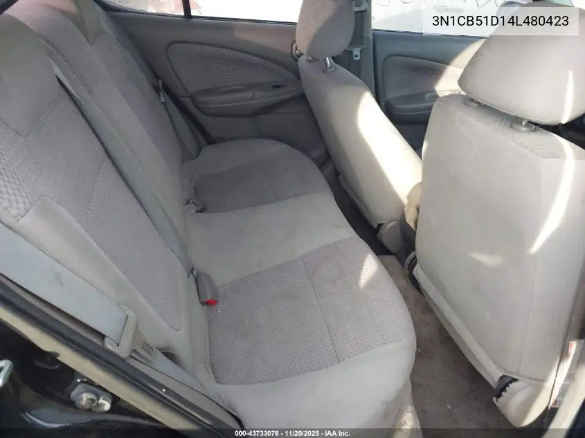 3N1CB51D14L480423 2004 Nissan Sentra 1.8S