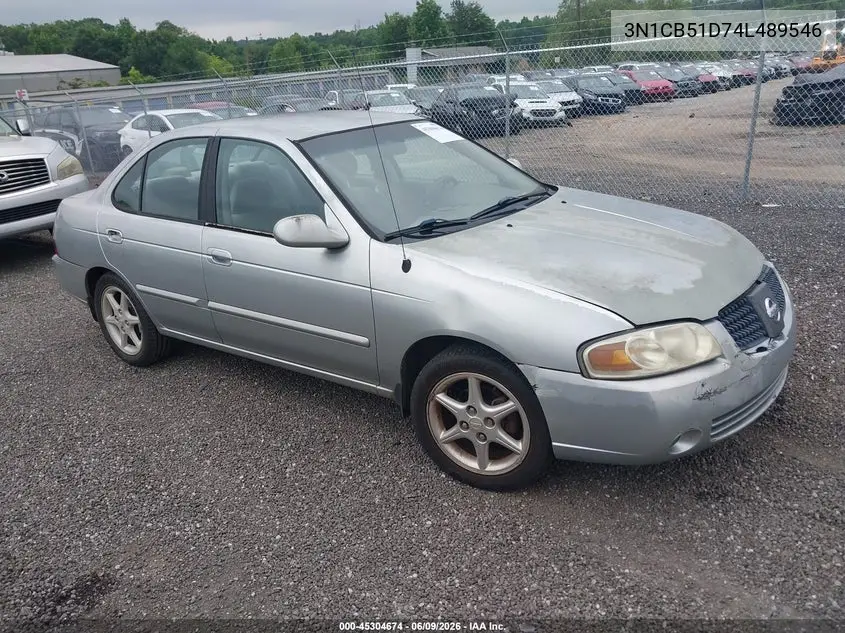 2004 Nissan Sentra 1.8S VIN: 3N1CB51D74L489546 Lot: 45304674