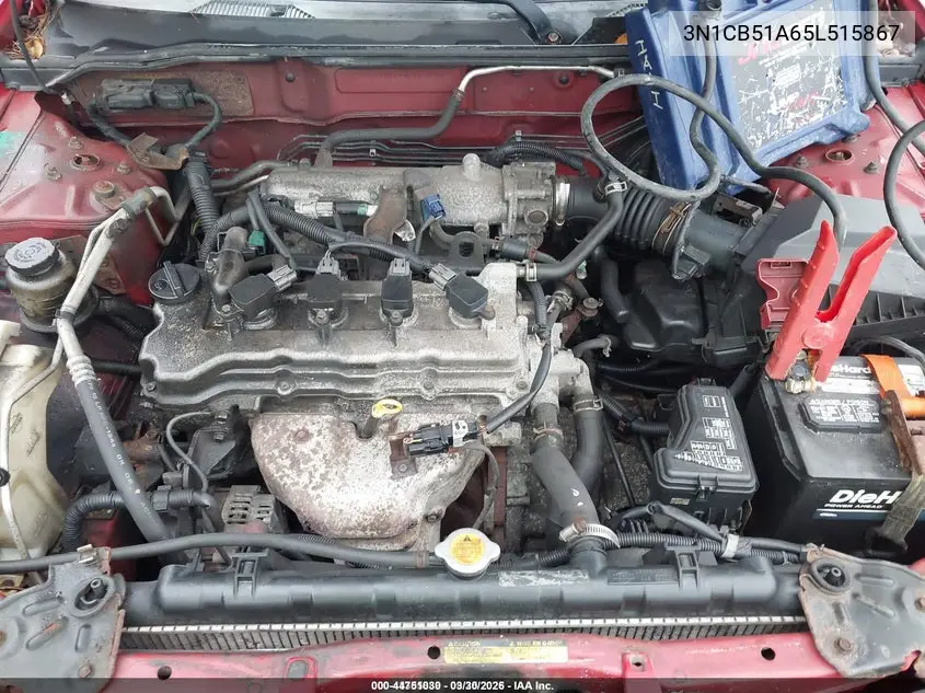 3N1CB51A65L515867 2005 Nissan Sentra 1.8S