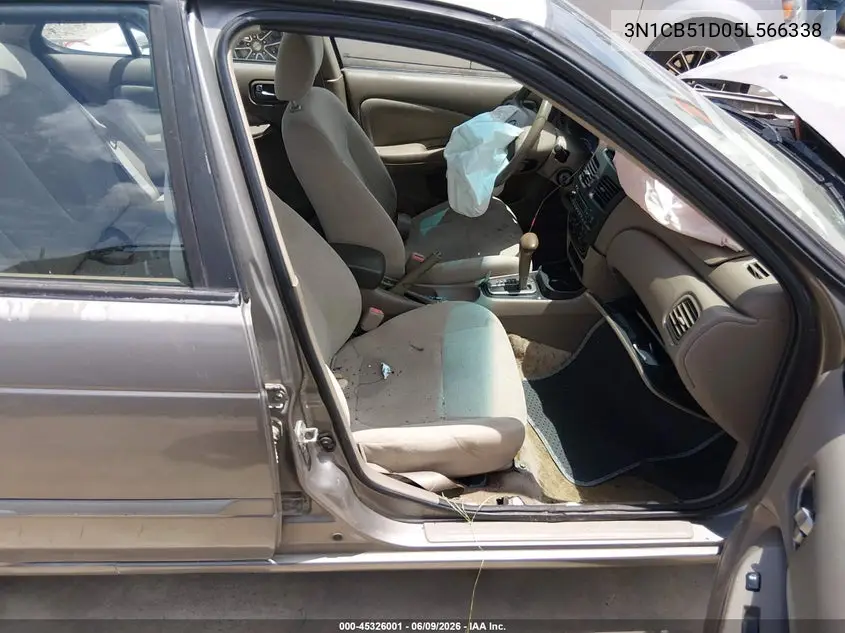 2005 Nissan Sentra 1.8S VIN: 3N1CB51D05L566338 Lot: 45326001