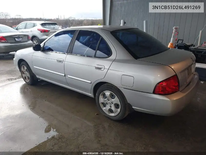 3N1CB51D26L491269 2006 Nissan Sentra 1.8S
