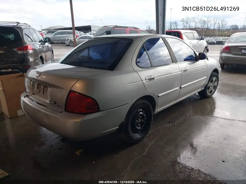 3N1CB51D26L491269 2006 Nissan Sentra 1.8S