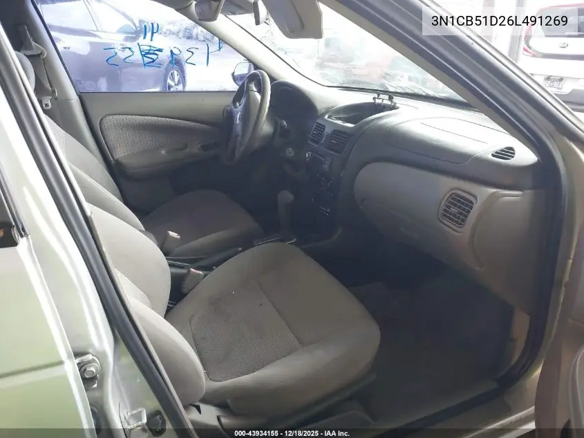 3N1CB51D26L491269 2006 Nissan Sentra 1.8S