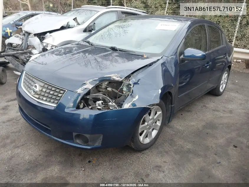 3N1AB61E57L710152 2007 Nissan Sentra 2.0S