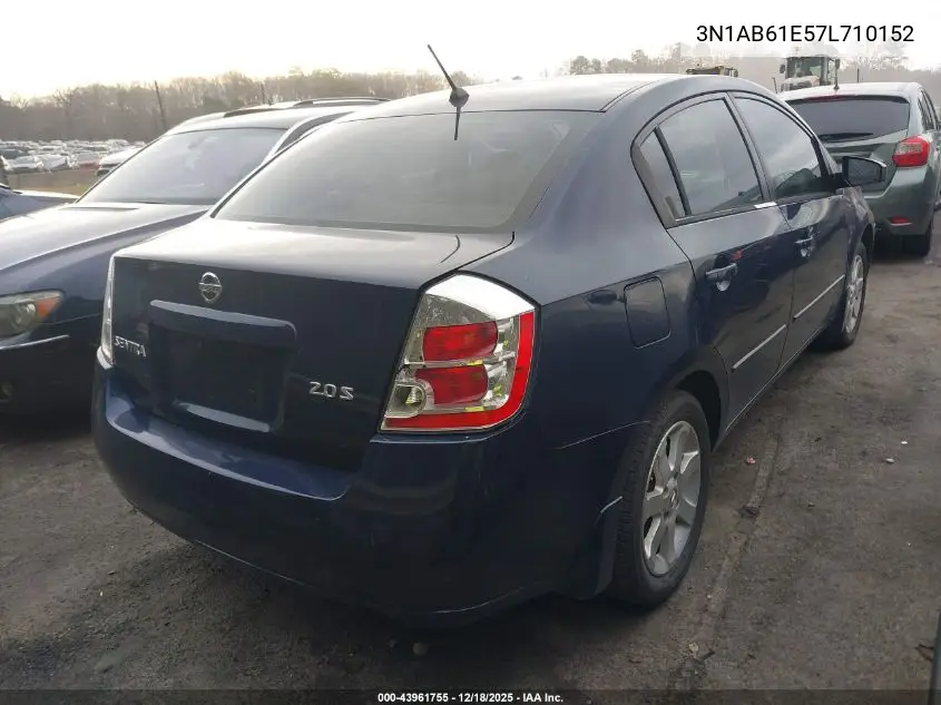 3N1AB61E57L710152 2007 Nissan Sentra 2.0S