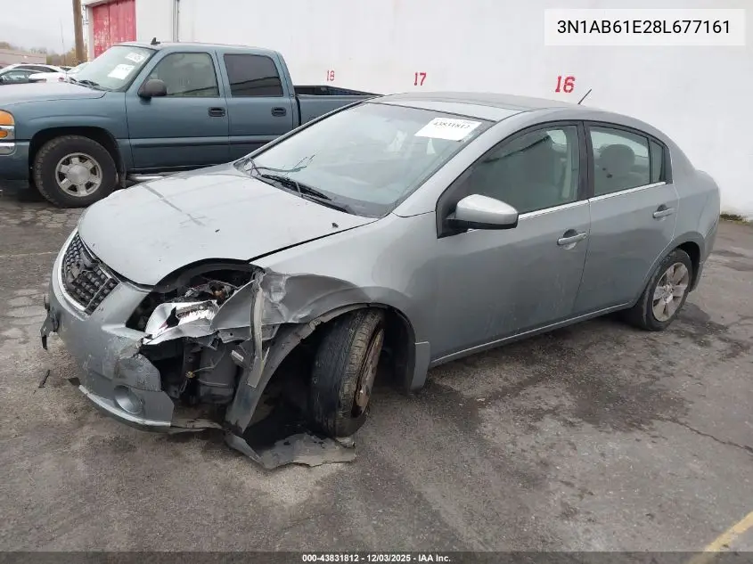 3N1AB61E28L677161 2008 Nissan Sentra 2.0