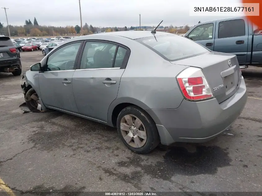 3N1AB61E28L677161 2008 Nissan Sentra 2.0