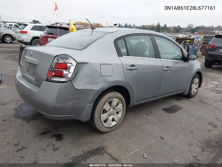 3N1AB61E28L677161 2008 Nissan Sentra 2.0
