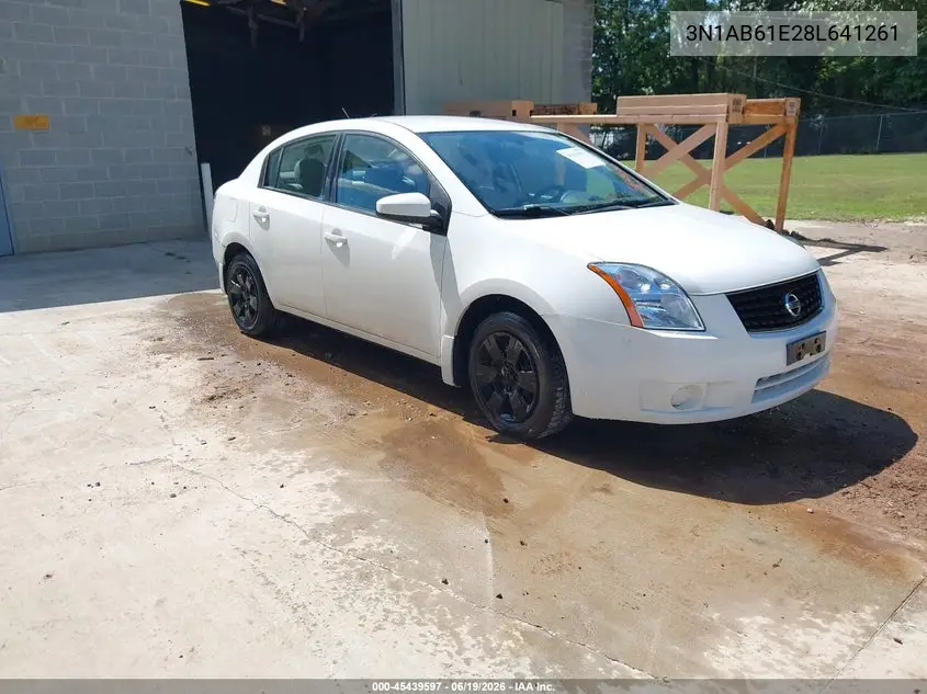 3N1AB61E28L641261 2008 Nissan Sentra 2.0