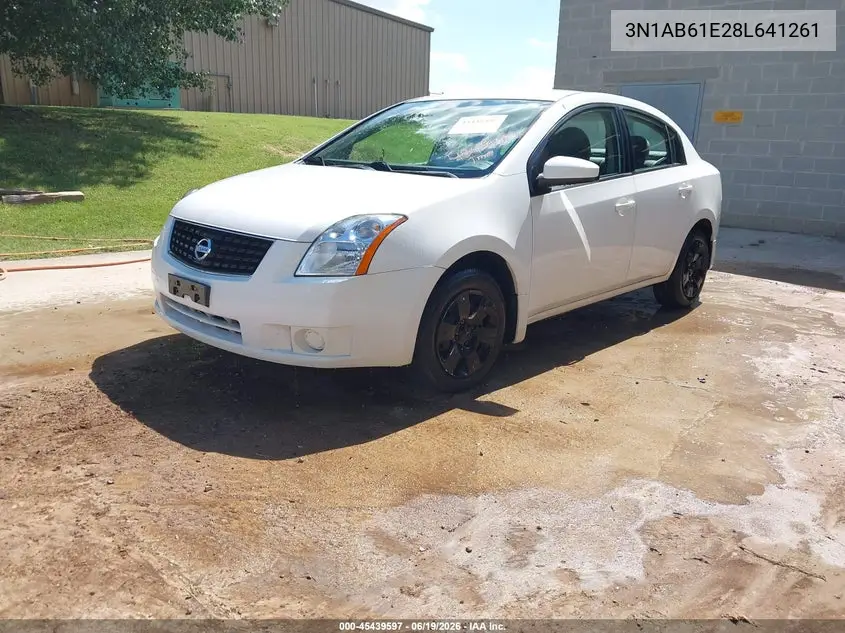 3N1AB61E28L641261 2008 Nissan Sentra 2.0