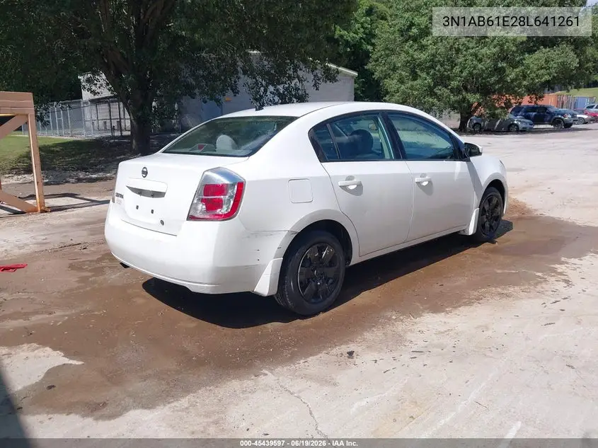 3N1AB61E28L641261 2008 Nissan Sentra 2.0