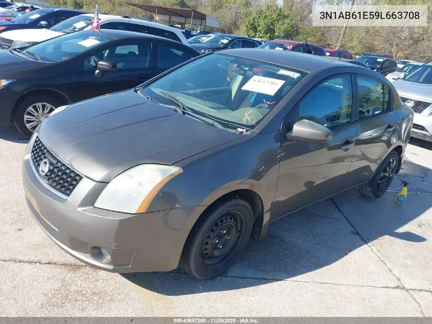 3N1AB61E59L663708 2009 Nissan Sentra 2.0S