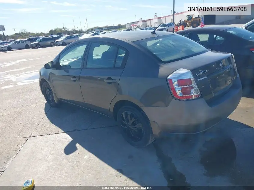 3N1AB61E59L663708 2009 Nissan Sentra 2.0S
