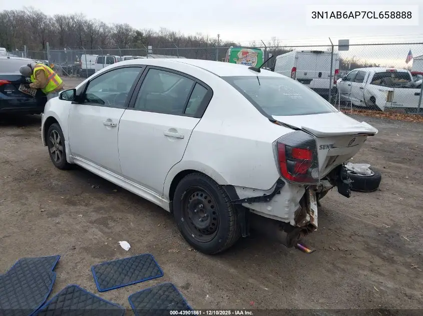 3N1AB6AP7CL658888 2012 Nissan Sentra 2.0 Sr