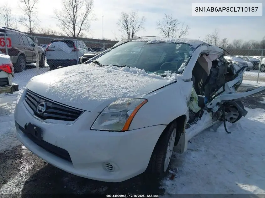 3N1AB6AP8CL710187 2012 Nissan Sentra 2.0 S