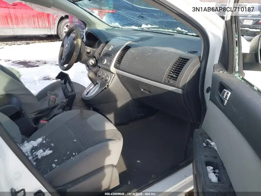 3N1AB6AP8CL710187 2012 Nissan Sentra 2.0 S