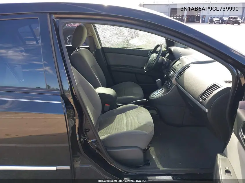2012 Nissan Sentra 2.0 S VIN: 3N1AB6AP9CL739990 Lot: 45365479