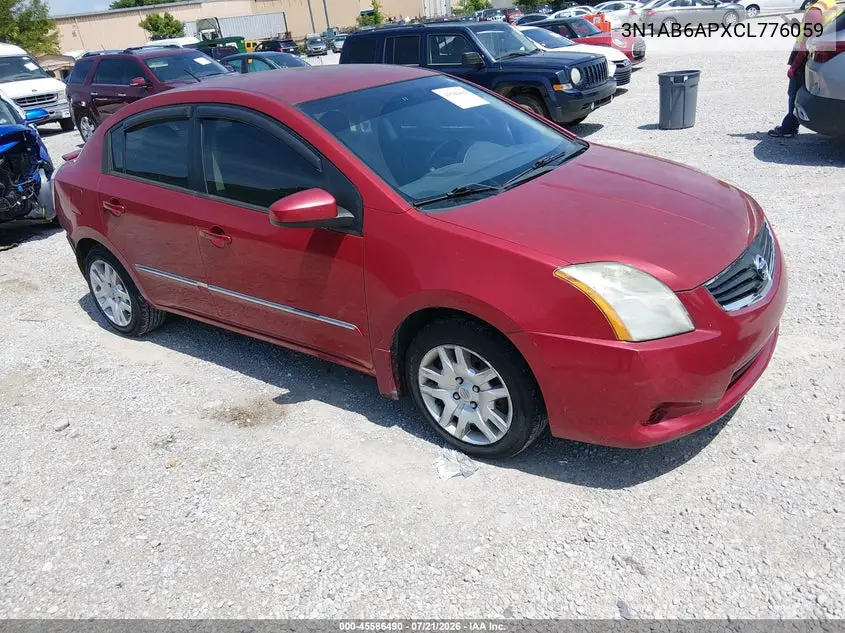 2012 Nissan Sentra 2.0 S VIN: 3N1AB6APXCL776059 Lot: 45586490
