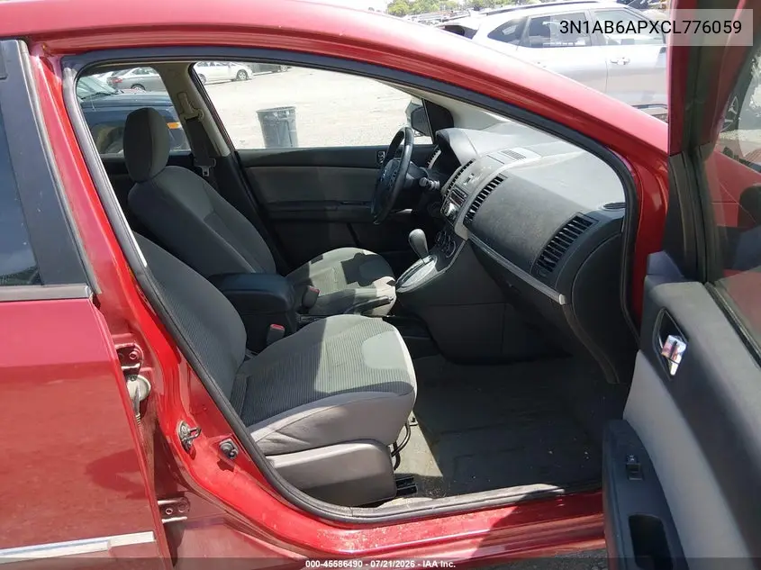 2012 Nissan Sentra 2.0 S VIN: 3N1AB6APXCL776059 Lot: 45586490