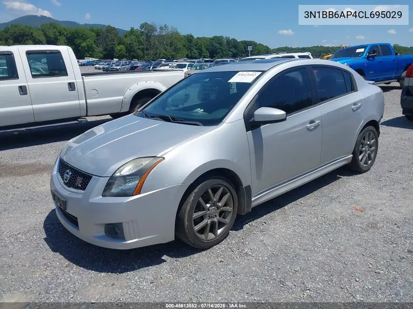 2012 Nissan Sentra Se-R VIN: 3N1BB6AP4CL695029 Lot: 45613552