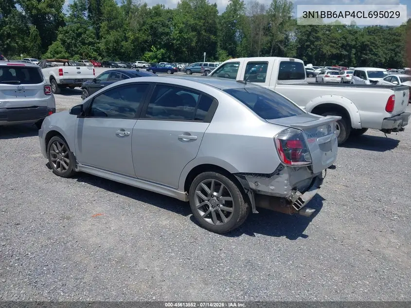 2012 Nissan Sentra Se-R VIN: 3N1BB6AP4CL695029 Lot: 45613552
