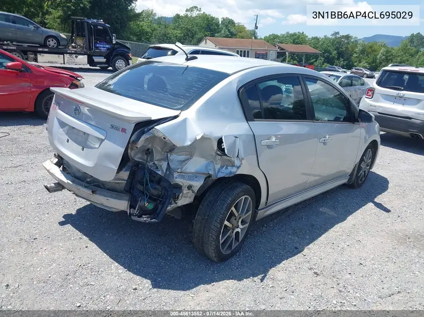 2012 Nissan Sentra Se-R VIN: 3N1BB6AP4CL695029 Lot: 45613552