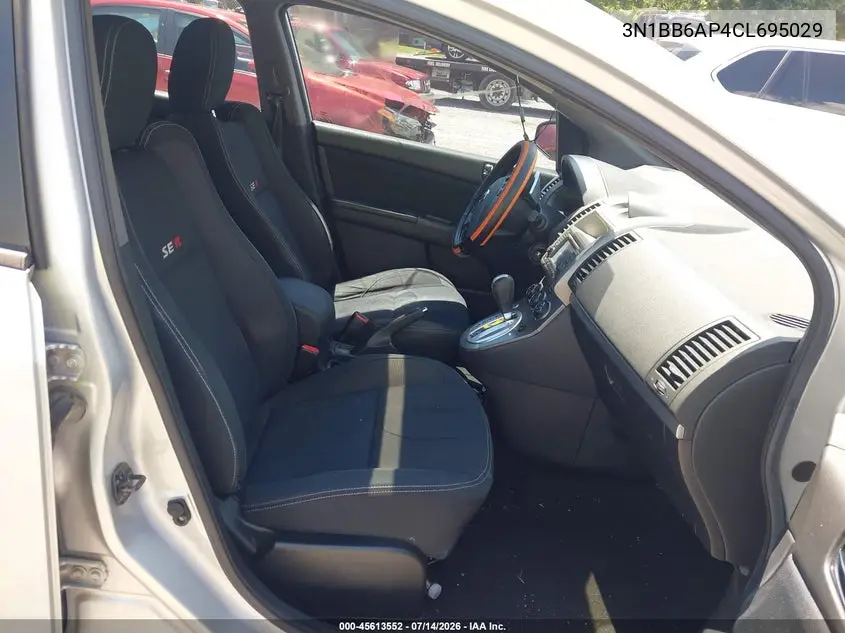 2012 Nissan Sentra Se-R VIN: 3N1BB6AP4CL695029 Lot: 45613552