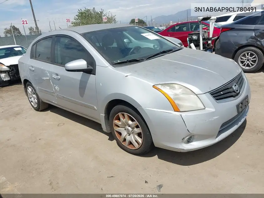 2012 Nissan Sentra 2.0 S VIN: 3N1AB6AP9CL780491 Lot: 45687074