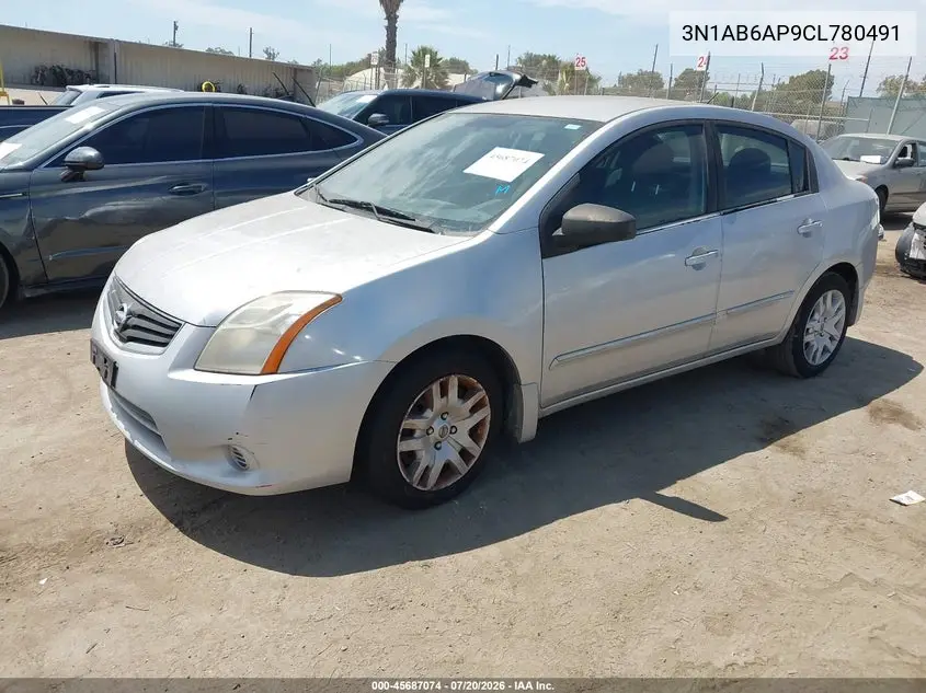 2012 Nissan Sentra 2.0 S VIN: 3N1AB6AP9CL780491 Lot: 45687074