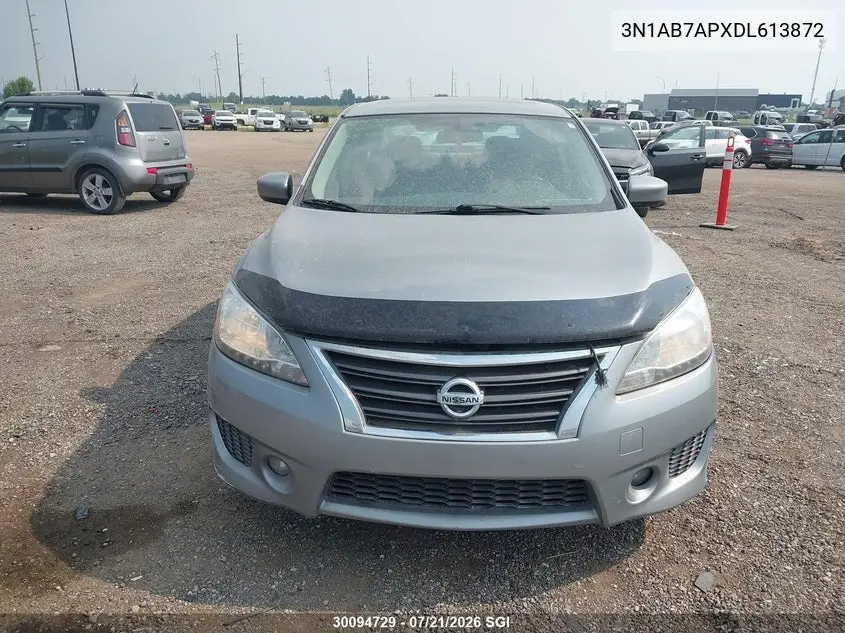 2013 Nissan Sentra S/Sv/Sr/Sl VIN: 3N1AB7APXDL613872 Lot: 30094729