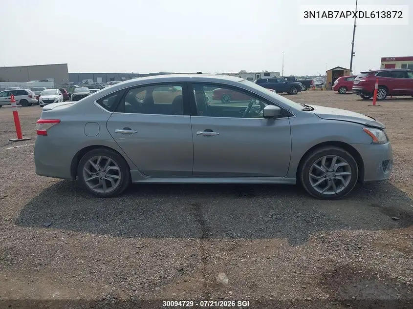 2013 Nissan Sentra S/Sv/Sr/Sl VIN: 3N1AB7APXDL613872 Lot: 30094729