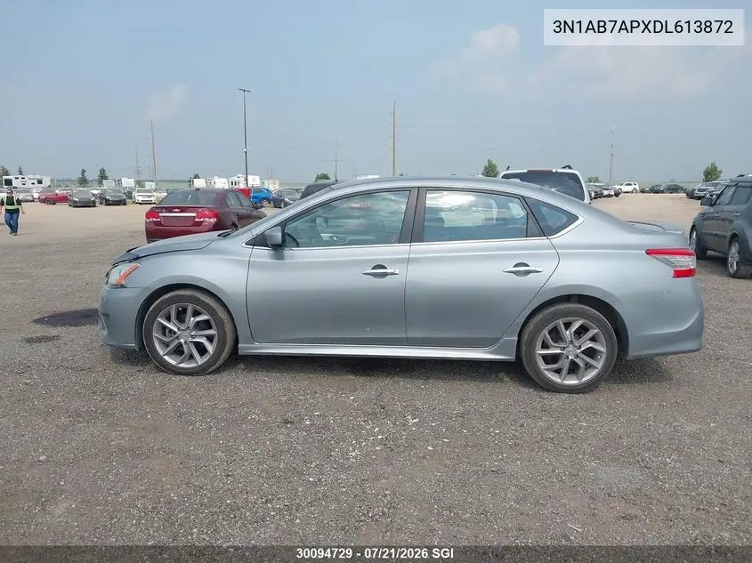 2013 Nissan Sentra S/Sv/Sr/Sl VIN: 3N1AB7APXDL613872 Lot: 30094729