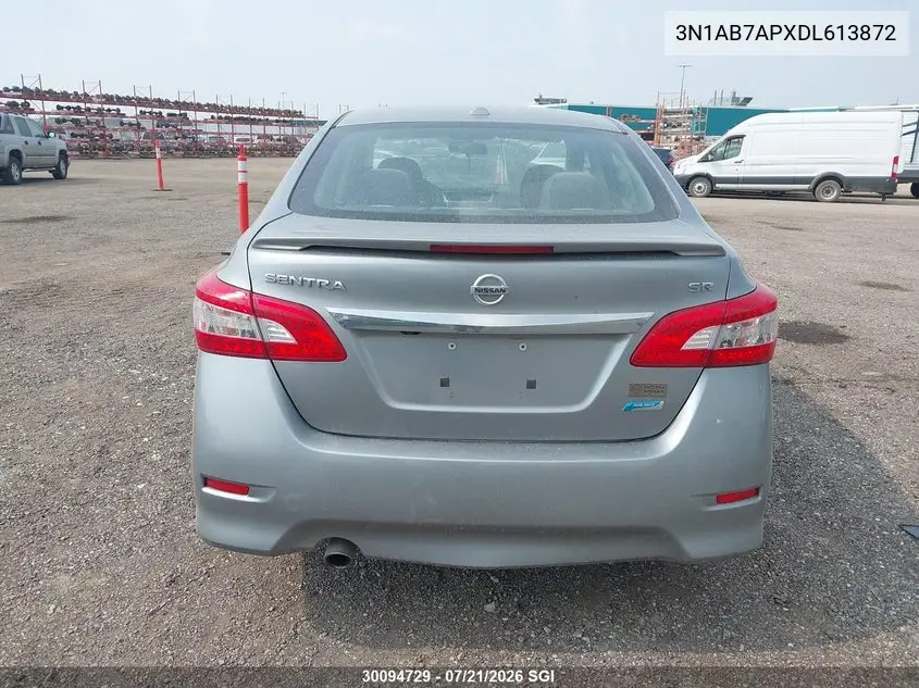 2013 Nissan Sentra S/Sv/Sr/Sl VIN: 3N1AB7APXDL613872 Lot: 30094729
