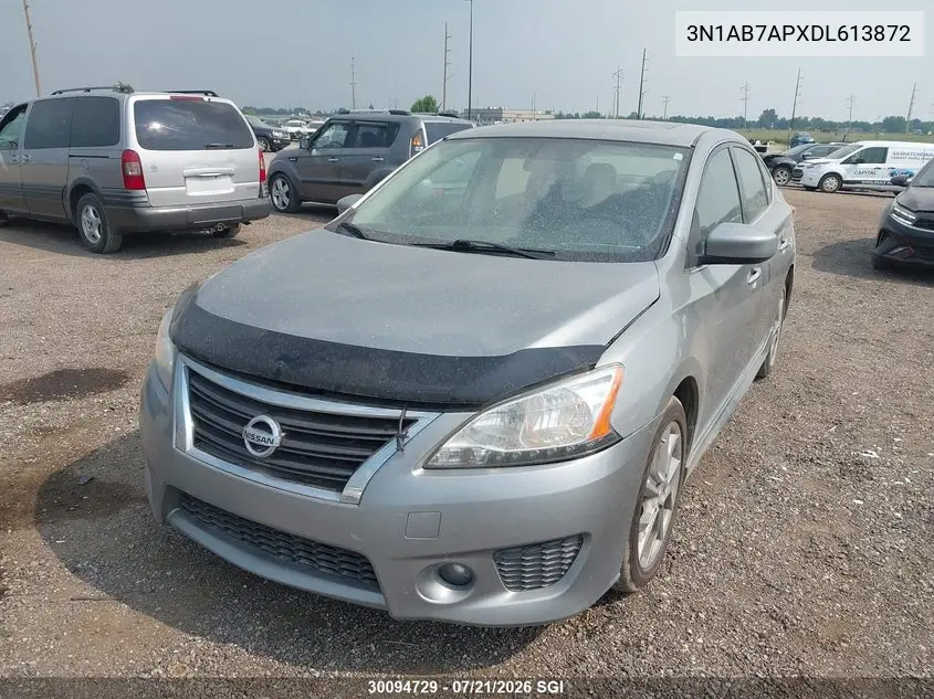 2013 Nissan Sentra S/Sv/Sr/Sl VIN: 3N1AB7APXDL613872 Lot: 30094729
