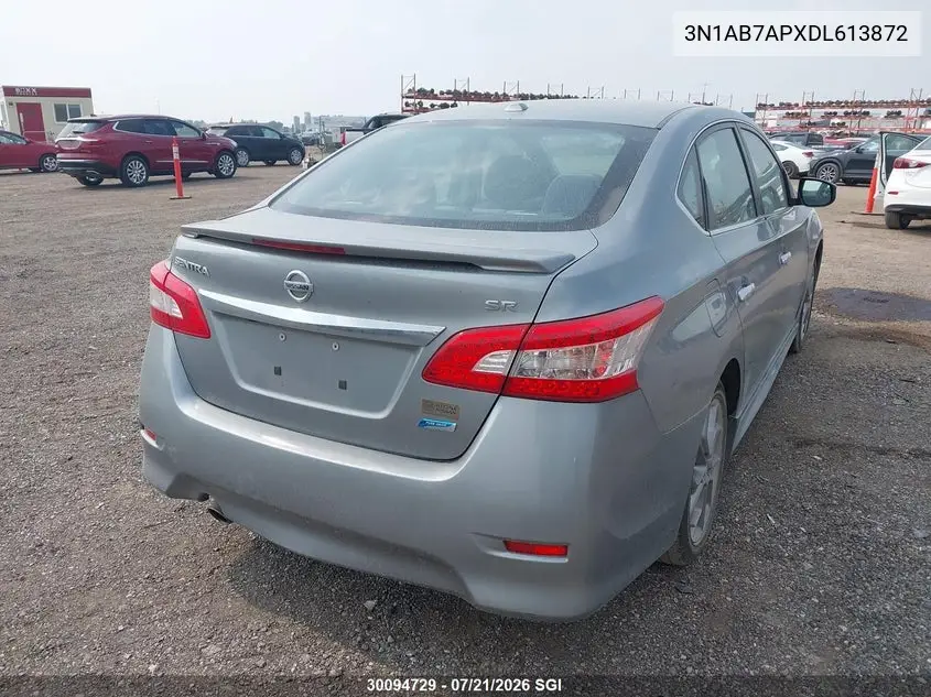 2013 Nissan Sentra S/Sv/Sr/Sl VIN: 3N1AB7APXDL613872 Lot: 30094729