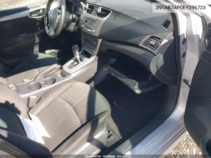 3N1AB7AP0EY296723 2014 Nissan Sentra Sr