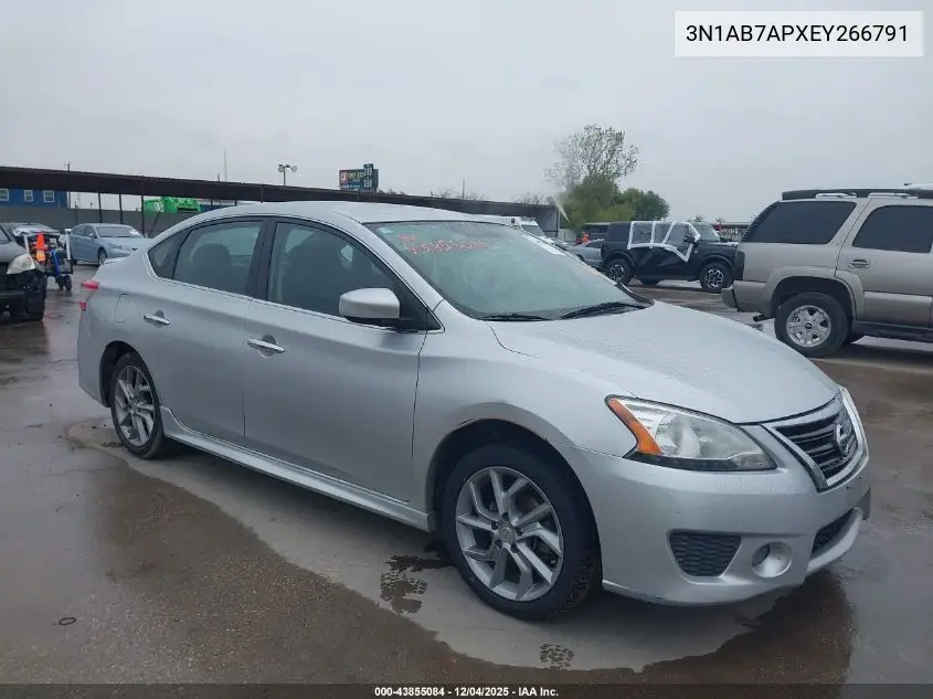 3N1AB7APXEY266791 2014 Nissan Sentra Sr