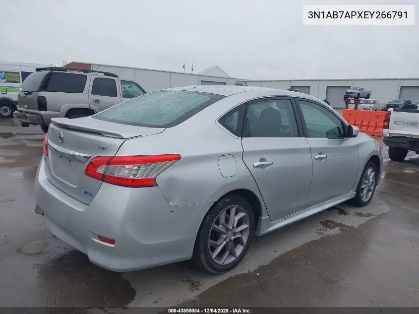 3N1AB7APXEY266791 2014 Nissan Sentra Sr