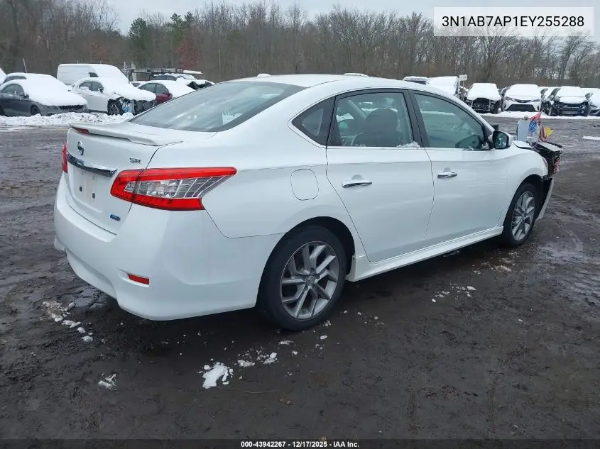 3N1AB7AP1EY255288 2014 Nissan Sentra Sr