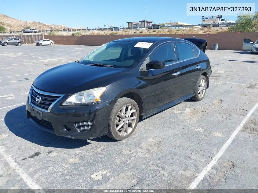 2014 Nissan Sentra Sr VIN: 3N1AB7AP8EY327393 Lot: 45543543