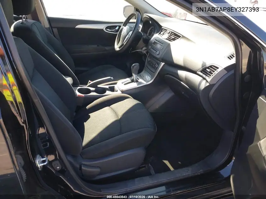 2014 Nissan Sentra Sr VIN: 3N1AB7AP8EY327393 Lot: 45543543